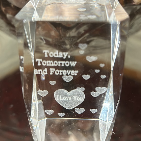 Paper weight today tomorrow and forever I love you - Picture 2 of 4